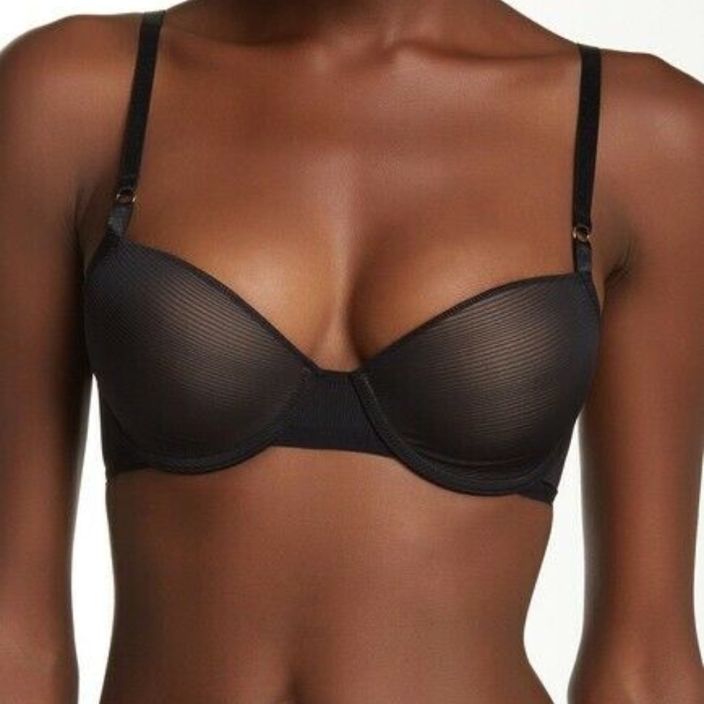NATORI CONTOUR UNDERWIRE BRA BLACK